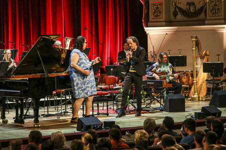 TV-Show 'Olaf Schubert und die ziemlich große Oper' in Dresden