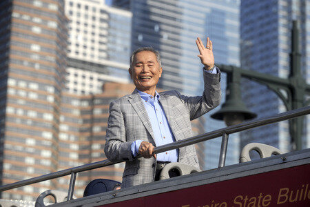 George Takei is inducted into the Ride of Fame in New York