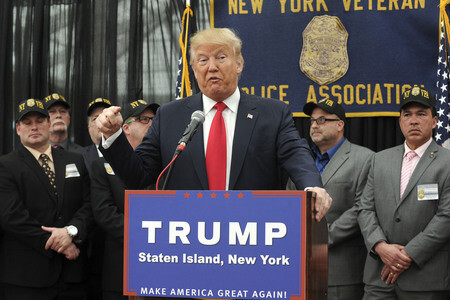 Rede von Donald Trump in New York