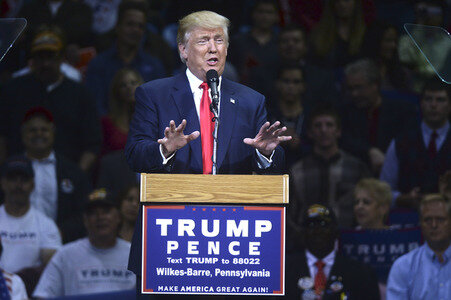 Donald Trump Wahlkampfveranstaltung in Wilkes-Barre