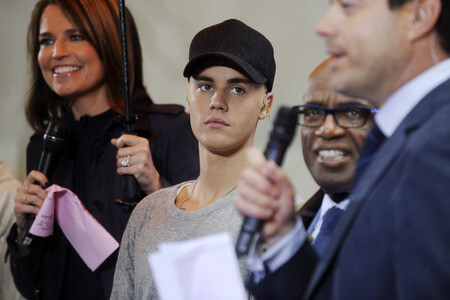 Justin Bieber in der NBC-Show 'Today' in New York