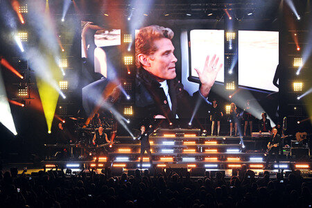 Konzert von David Hasselhoff in Oberhausen
