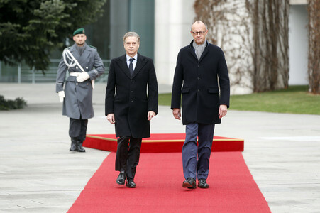 Empfang des Ministerpräsidenten von Slowenien in Berlin
