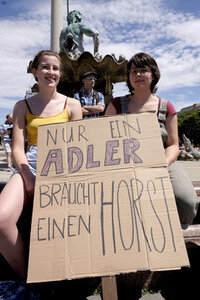 Demonstration für Seenotrettung auf dem Mittelmeer in Berlin