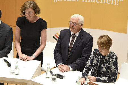 Podiumsdiskussion mit Frank-Walter Steinmeier in Brühl