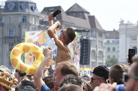 Street Parade 2018 in Zürich