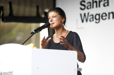 Wahlkampfveranstaltung des BSW in Duisburg