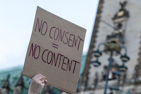 Demonstration gegen sexualisierte Gewalt in Hamburg