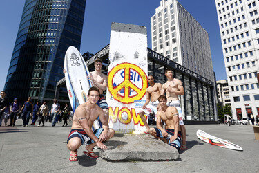 Open Air-Fashionshow des Menswear-Labels Camp David, Berlin