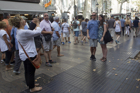 Las Ramblas nach dem Terroranschalg in Barcelona