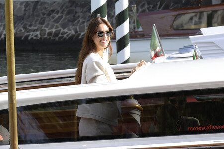 Ankunft von Miriam Leone am Hotel Excelsior, Internationale Filmfestspiele von Venedig 2025