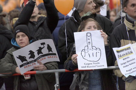 'Merkel muss weg' Demo in Berlin