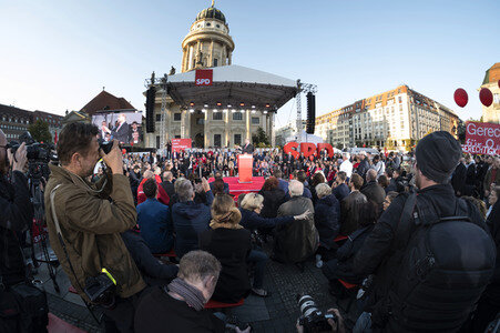 Wahlkampfveranstaltung mit Martin Schulz in Berlin