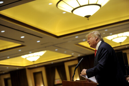 Rede von Donald Trump in New York