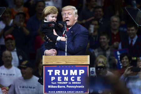 Donald Trump Wahlkampfveranstaltung in Wilkes-Barre