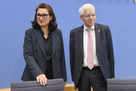 Bundespressekonferenz 'Antisemitismus in Deutschland - Auswirkungen des 7. Oktober 2023' in Berlin