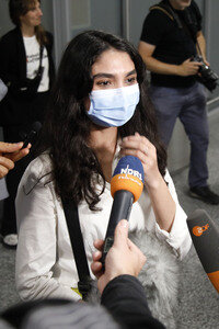 Ankunft eines Charterfluges mit afghanischen Ortskräften in Hannover