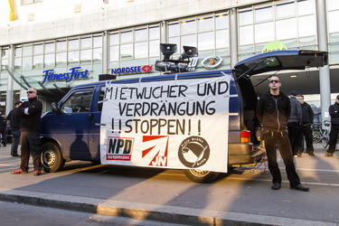 Demonstration gegen NPD-Kundgebung, Berlin