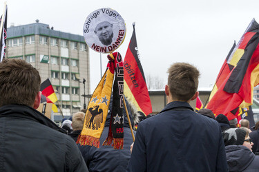 Pegida Demonstration, Wuppertal