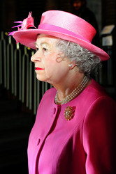 Präsentation der Queen Elisabeth Wachsfigur in Hamburg