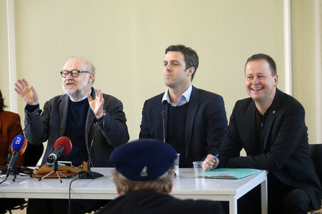 Pressekonferenz zur Wiedereröffnung der Staatsoper Unter den Linden in Berlin