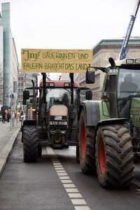 Demonstration 'Wir haben es Satt!' in Berlin