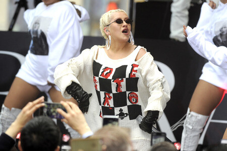 Konzert von Christina Aguilera in New York