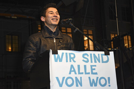 Kundgebung 'Wir sind alle von wo!' in München