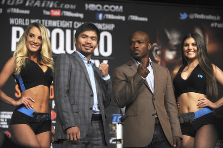 Manny Pacquiao vs Timothy Bradley Pressekonferenz in New York