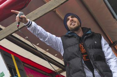 Gegen-Demo zur Neonazi-Demo gegen Flüchtlinge, Berlin