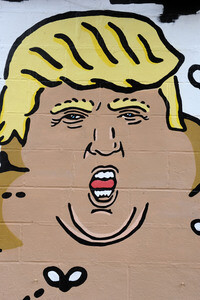 Donald Trump by Hanksy in New York