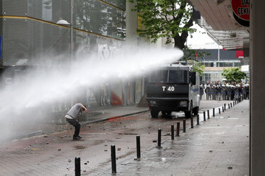 Maidemonstration in Istanbul