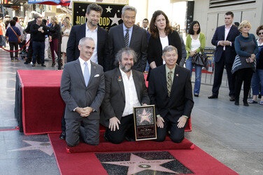 Peter Jackson erhält einen Stern auf dem Hollywood Walk of Fame, Los Angeles