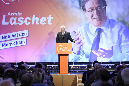 Armin Laschet Wahlkampfveranstaltung in Bergisch Gladbach