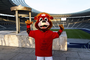 Entzündung des Olympischen Feuers, Berlin