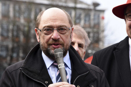 SPD-Kanzlerkandidat Martin Schulz in Darmstadt