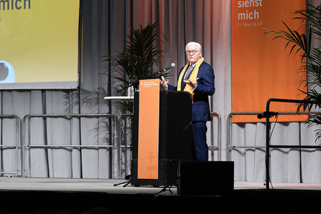 Steinmeier auf dem 36. Deutschen Evangelischen Kirchentag in Berlin