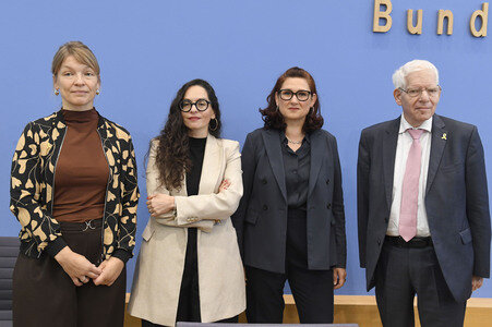 Bundespressekonferenz 'Antisemitismus in Deutschland - Auswirkungen des 7. Oktober 2023' in Berlin