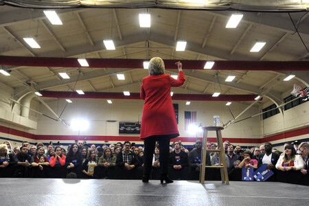 Wahlkampfrede von Hillary Clinton in Cedar Rapids