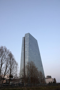 Die Europäische Zentralbank in Frankfurt