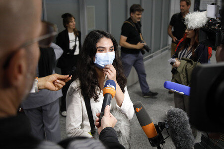 Ankunft eines Charterfluges mit afghanischen Ortskräften in Hannover