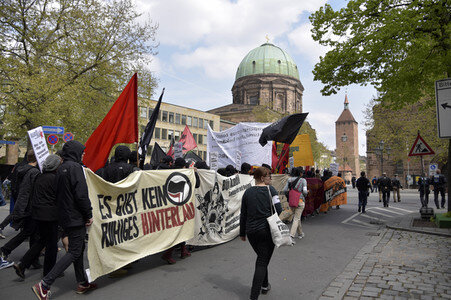 1. Mai Demo in Nürnberg