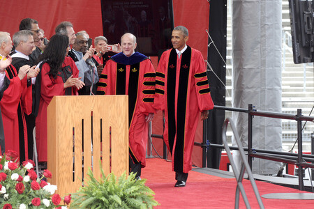 Barack Obama erhält Ehrendoktorwürde in New Brunswick
