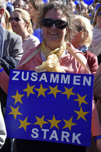'Pulse of Europe' Kundgebung in Frankfurt