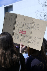 Großdemonstration von Psychotherapeuten gegen geplante Honorarkürzungen in Berlin
