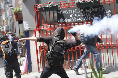 Maidemonstration in Istanbul