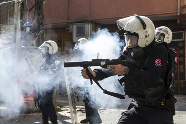 Maidemonstration in Istanbul