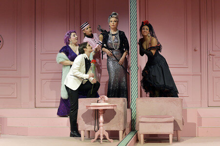 Theaterprobe 'Carmen darf nicht platzen' in Berlin