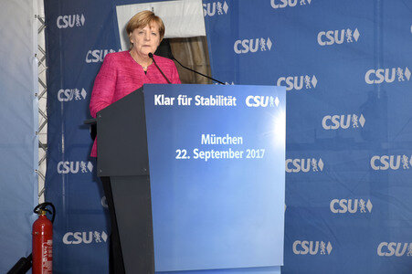 Wahlkampfveranstaltung der CSU in München