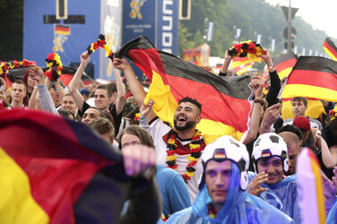 WM-Fanmeile beim Spiel Deutschland gegen USA, Berlin